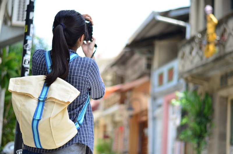 生态包-背包、侧背包(白色款) - 侧背包/斜挎包 - 棉．麻 多色