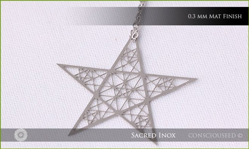 黄金五星 Phi - 项链 - 其他金属 