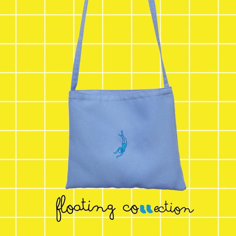 Floating Bag: Ms.Swimmer - 侧背包/斜挎包 - 纸 