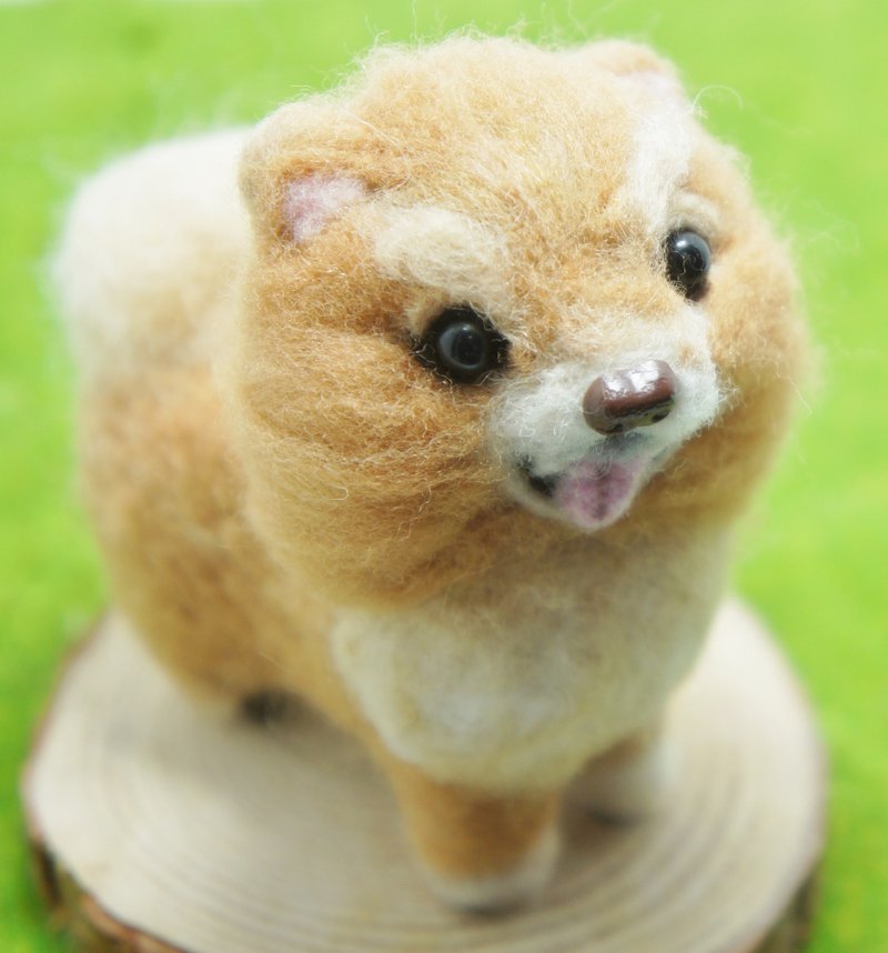 羊毛毡拟真小狗 定制化 - 玩偶/公仔 - 羊毛 