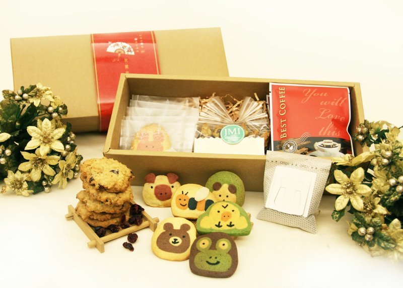 JMI 手作烘焙坊 新春手工饼干礼盒 - 手工饼干 - 新鲜食材 