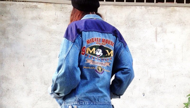 mickey牛仔外套（Disney限定） - 女装休闲/机能外套 - 其他材质 
