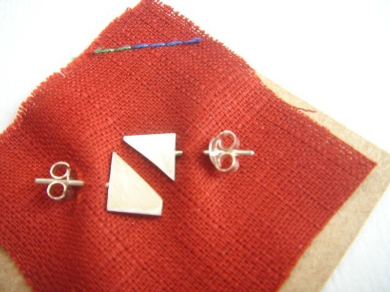 失落的一角 missing piece 耳环#10 - 耳环/耳夹 - 其他金属 