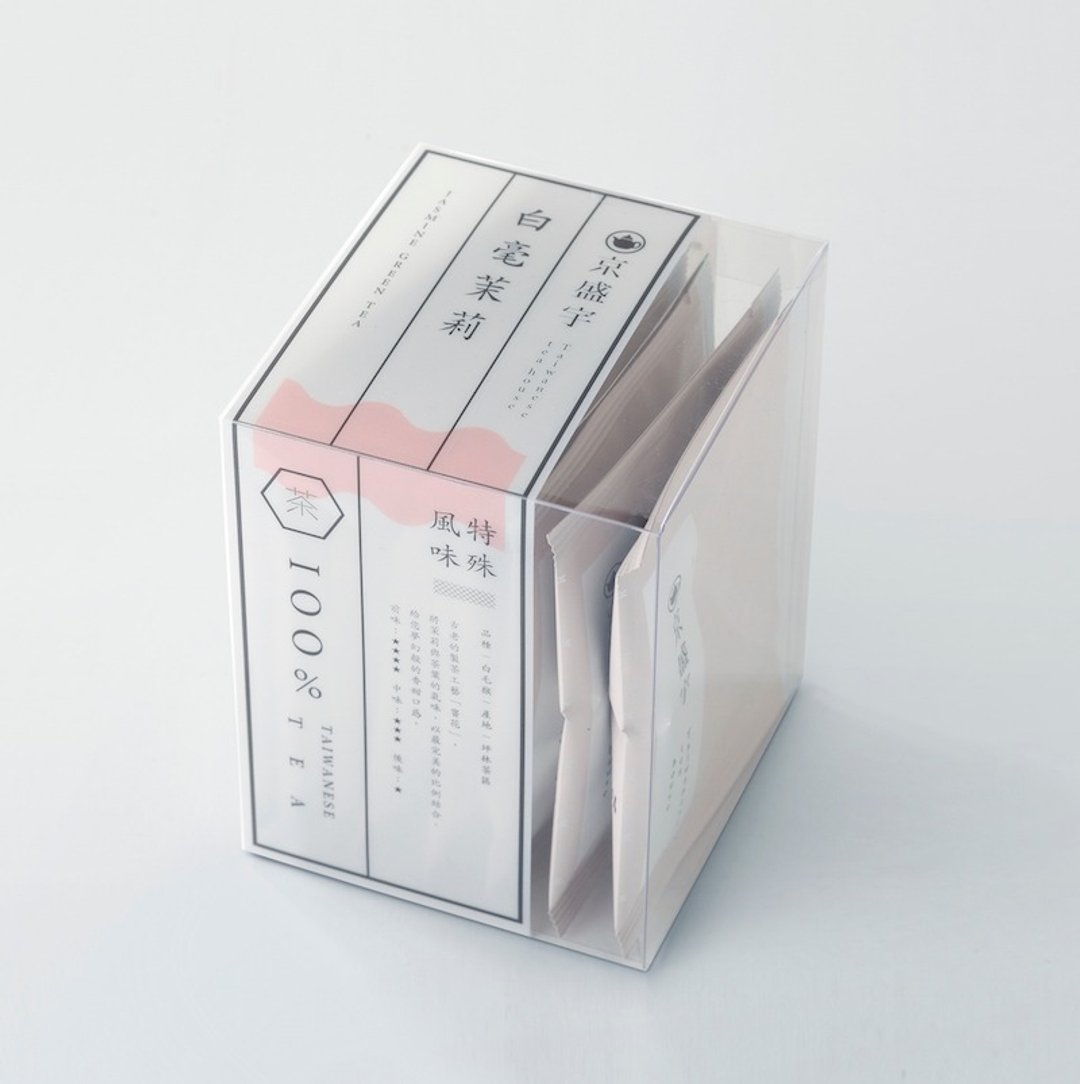 白毫茉莉-盒装原叶袋茶茶包8入 - 茶 - 新鲜食材 粉红色