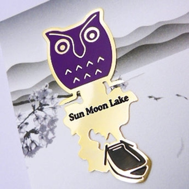 卡片书签-日月潭 - 卡片/明信片 - 纸 紫色