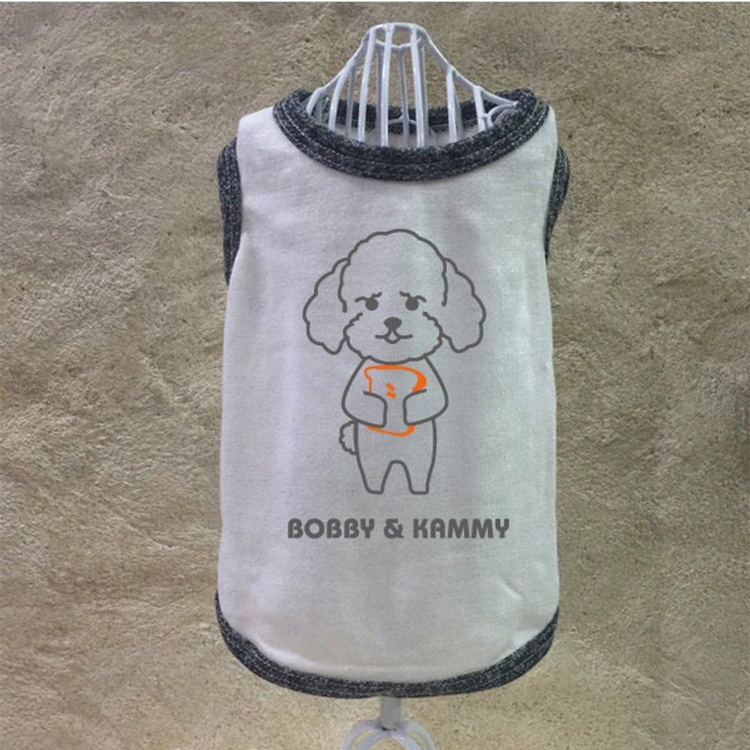 贵宾专属反光衣 定制化毛孩姓名 夜间散步安全 手工制宠物服 - 衣/帽 - 棉 多色