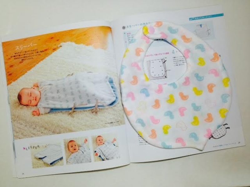 ：粉彩小鸭鸭透气围兜： - 围嘴/口水巾 - 其他材质 