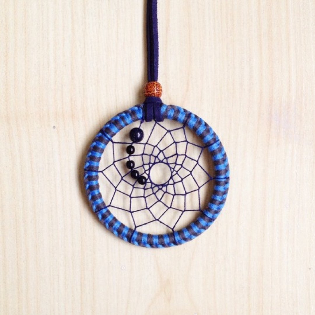 【DreamCatcher．捕梦网项链】转弯会更好 - 项链 - 其他材质 蓝色