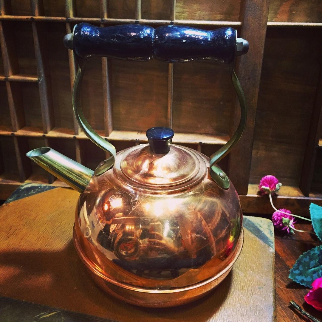 英国制 红铜小茶壶 - 厨房用具 - 其他金属 咖啡色