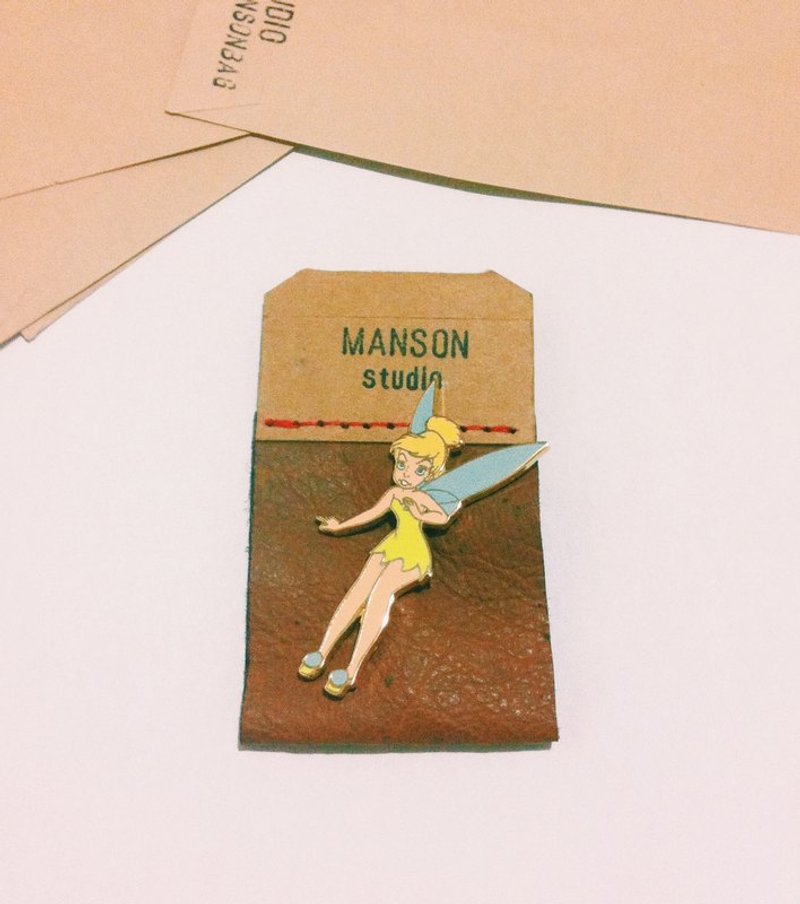 皮件师Manson搜藏✪迪士尼限量徽章 彼得潘小精灵 - 徽章/别针 - 其他金属 蓝色