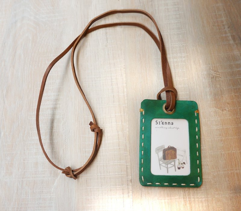 Sienna真皮证件车票行李卡夹 - 证件套/卡套 - 真皮 绿色