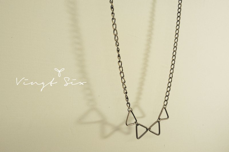 同三四角(长链) - 项链 - 其他金属 