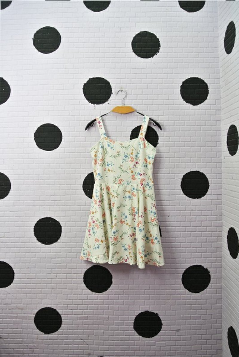 我是女生．夏日花花洋装 - 洋装/连衣裙 - 其他材质 白色