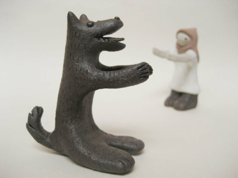 大野狼与小红帽是好朋友 - 其他 - 其他材质 黑色