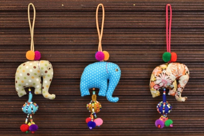可爱小象吊饰 - 摆饰 - 其他材质 