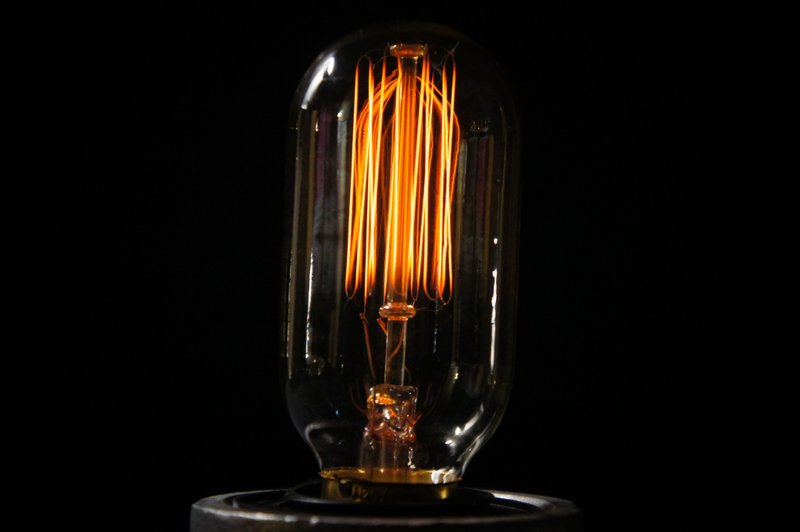 Edison-industry  工业风 爱迪生复古灯泡 胖胖试管 烟火造型 - 灯具/灯饰 - 玻璃 黄色