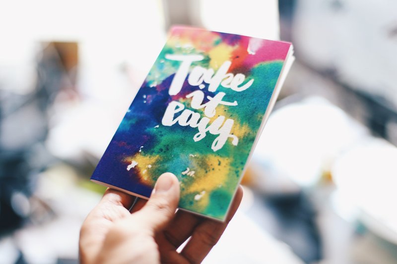 空白笔记本 NB-A6-001 Take It Easy - 笔记本/手帐 - 纸 多色