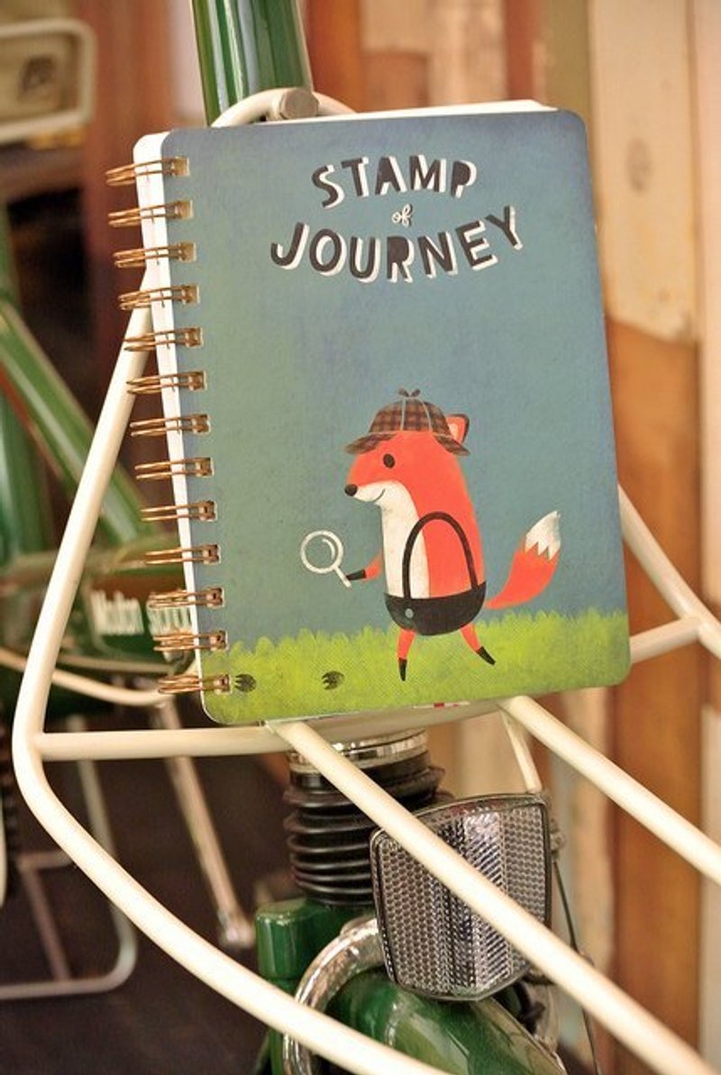STAMP of Journey 集章本-狐狸先生 - 笔记本/手帐 - 纸 蓝色