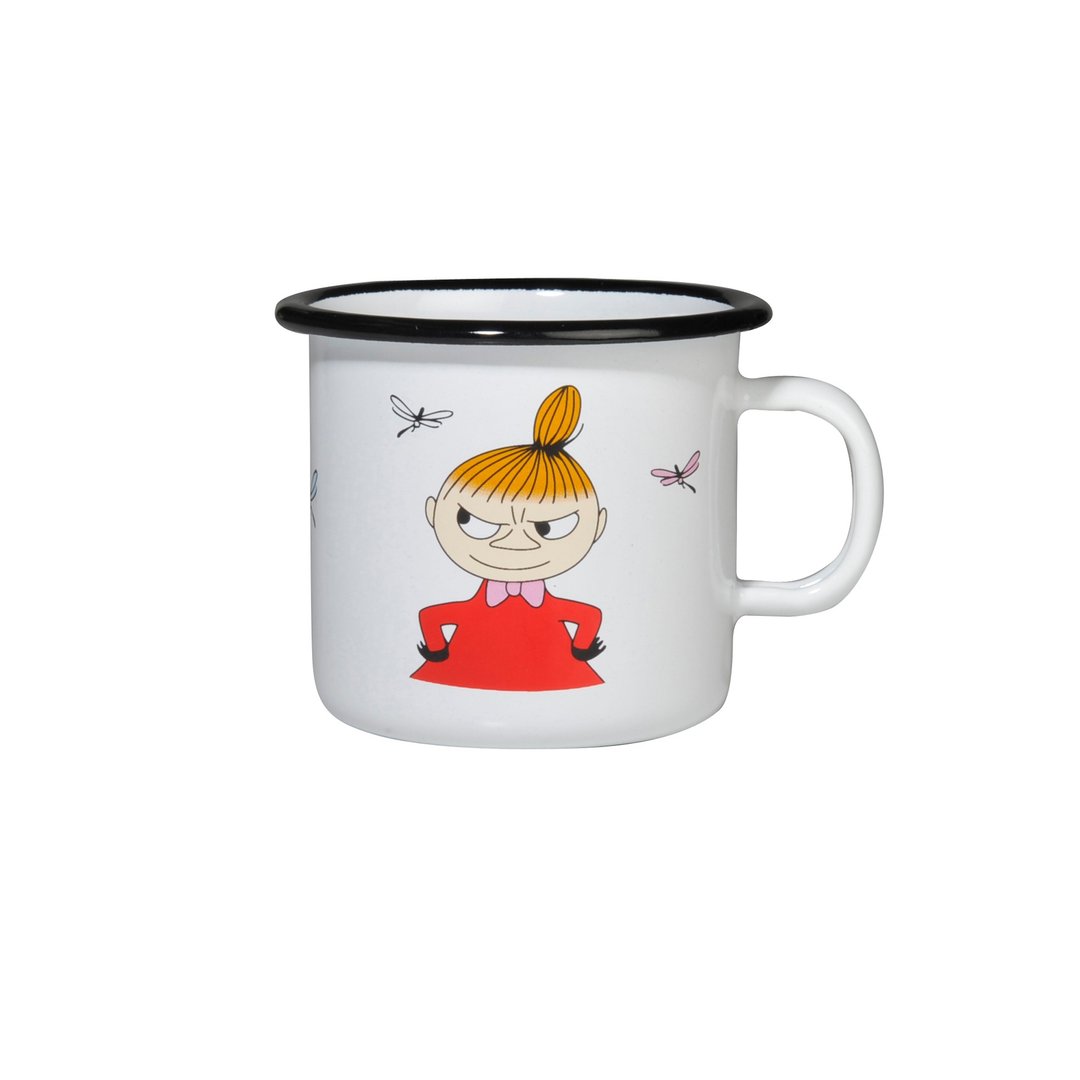 Moomin芬兰噜噜米珐琅马克杯2.5 dl (小不点叉腰)[小马克杯] 情人节礼物 生日礼物 交换礼物 - 咖啡杯/马克杯 - 珐琅 白色