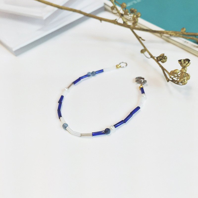 Marygo［苏打石渐层蓝］手链 - 手链/手环 - 纸 蓝色