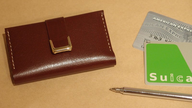 时尚名片夹 - 名片夹/名片盒 - 真皮 咖啡色