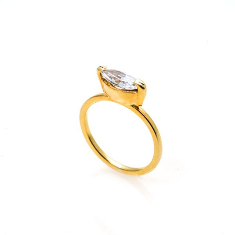 【nichée h.】夏露蕾特 马眼戒指 - 戒指 - 其他金属 多色