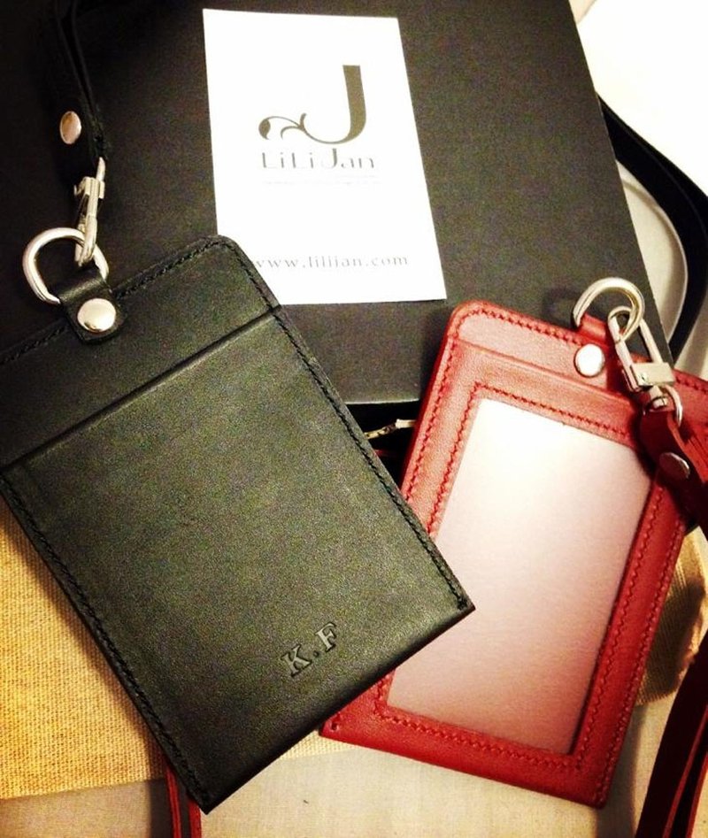 全真皮证件夹（含真皮背带可调整长度） - 其他 - 真皮 多色