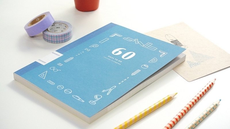 60 days to go日计画本v.2-墨绿 - 笔记本/手帐 - 纸 绿色