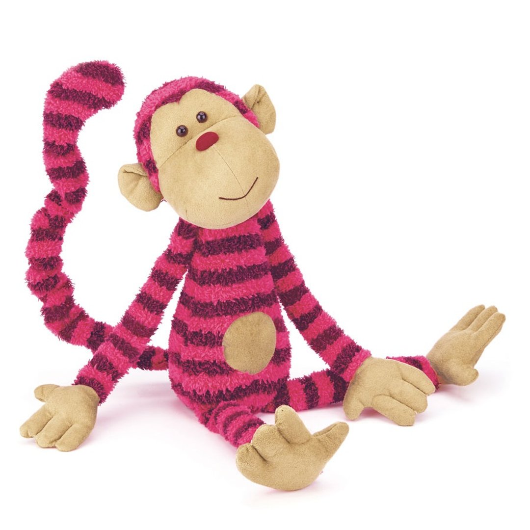 Jellycat MILLICENT MONKEY 42cm 迷彩猴 - 玩偶/公仔 - 其他材质 红色