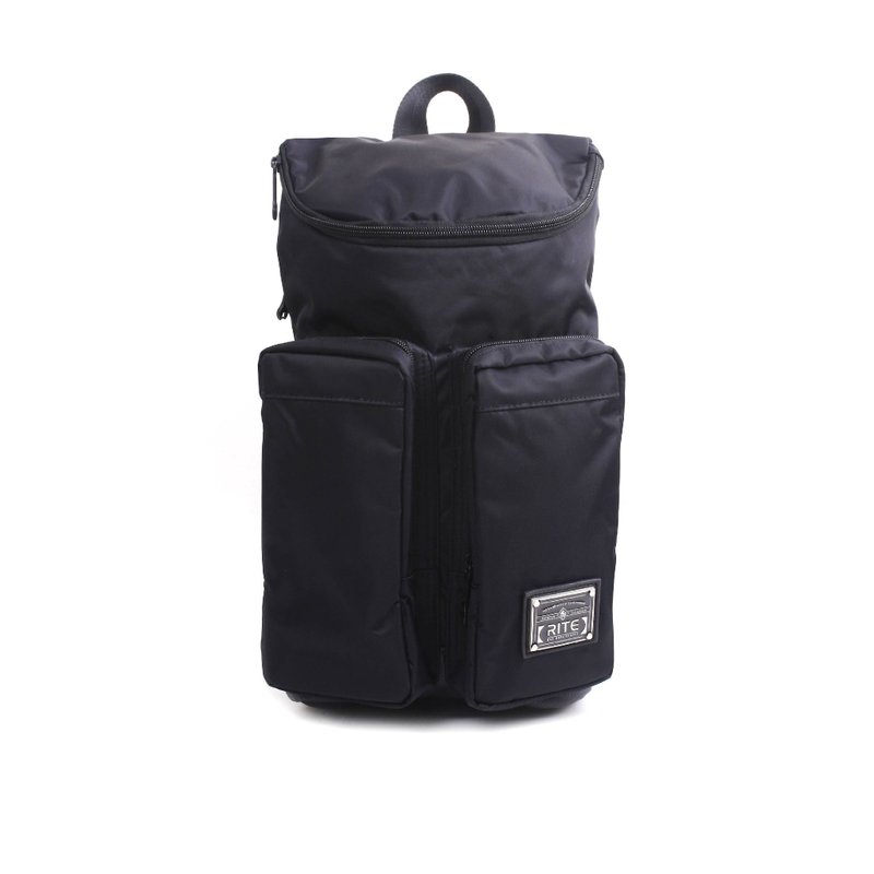 ｜纯黑系｜双袋旅行包 - 侧背包/斜挎包 - 防水材质 黑色