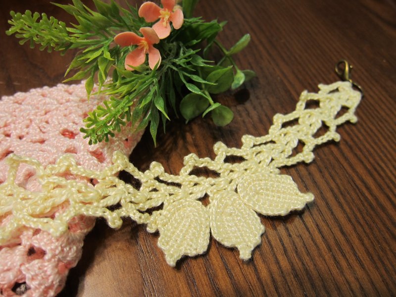 蕾丝变手链 - 手链/手环 - 其他材质 白色