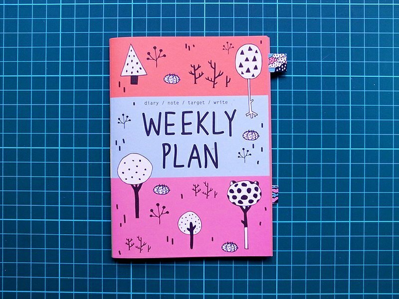 weekly plan 周计划本 / 行事历 / 年历 - 年历/台历 - 其他材质 多色