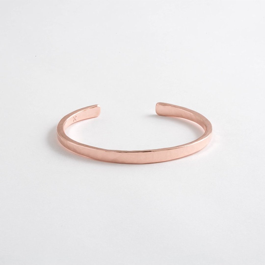 美国 Studebaker Metals - 手工锻造 Workshop Cuff 红铜手环 - 手链/手环 - 铜/黄铜 红色