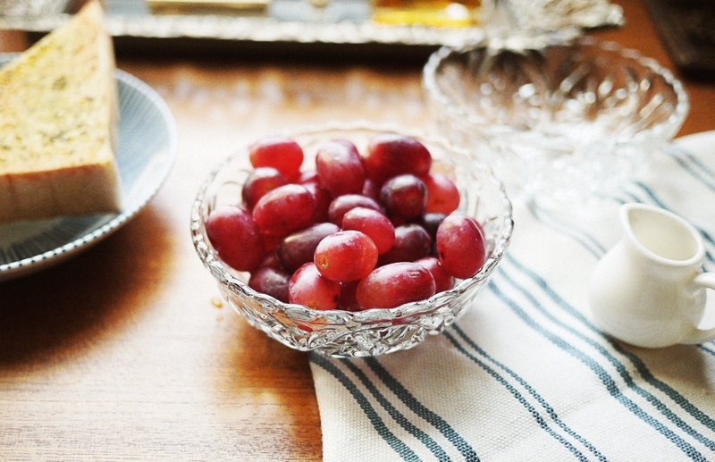 WeWii Select::甜蜜生活::进口zakka玻璃碗 乡村复古 /情人节 礼物 女朋友 - 摆饰 - 玻璃 白色