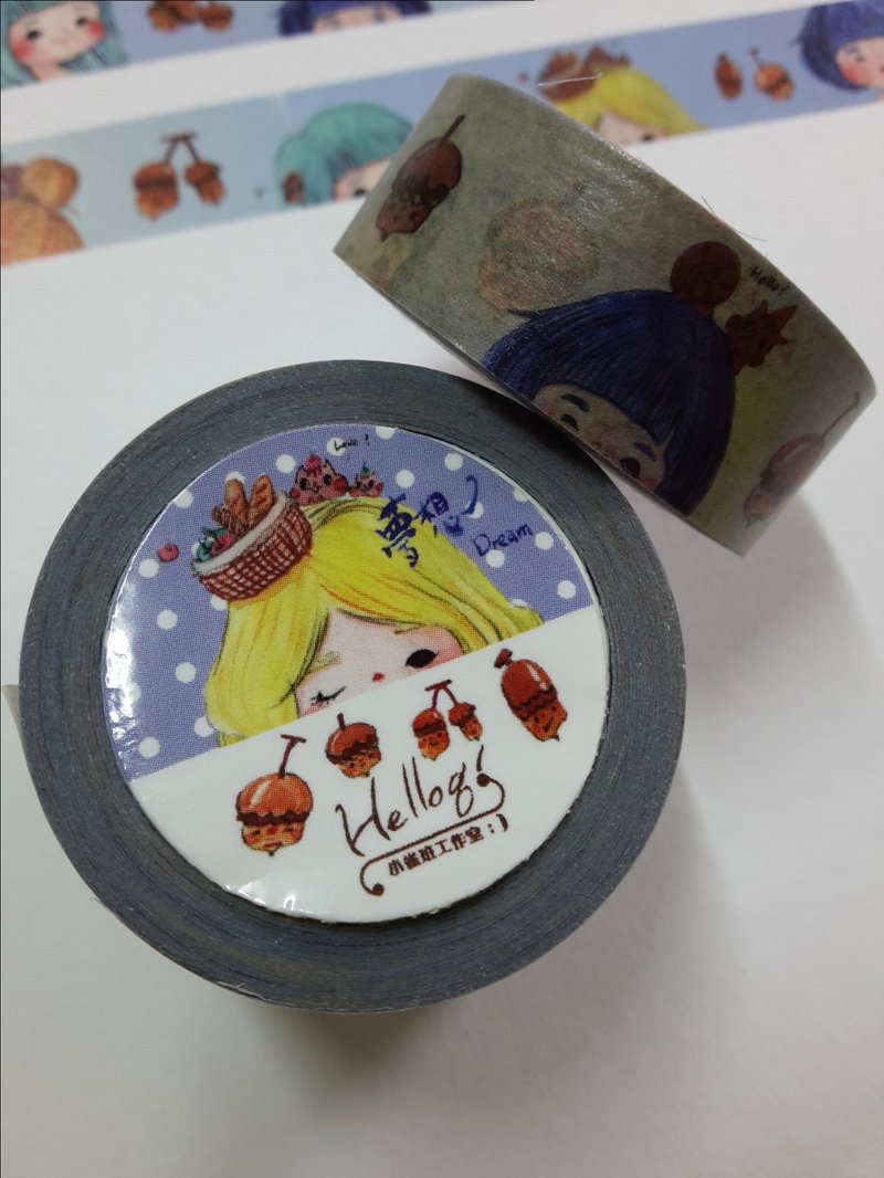 梦想纸胶带 - 纸胶带 - 纸 紫色