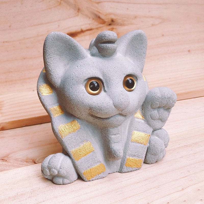 (绝版)帝王招财猫 - 名片座 - 文件夹/资料夹 - 水泥 灰色