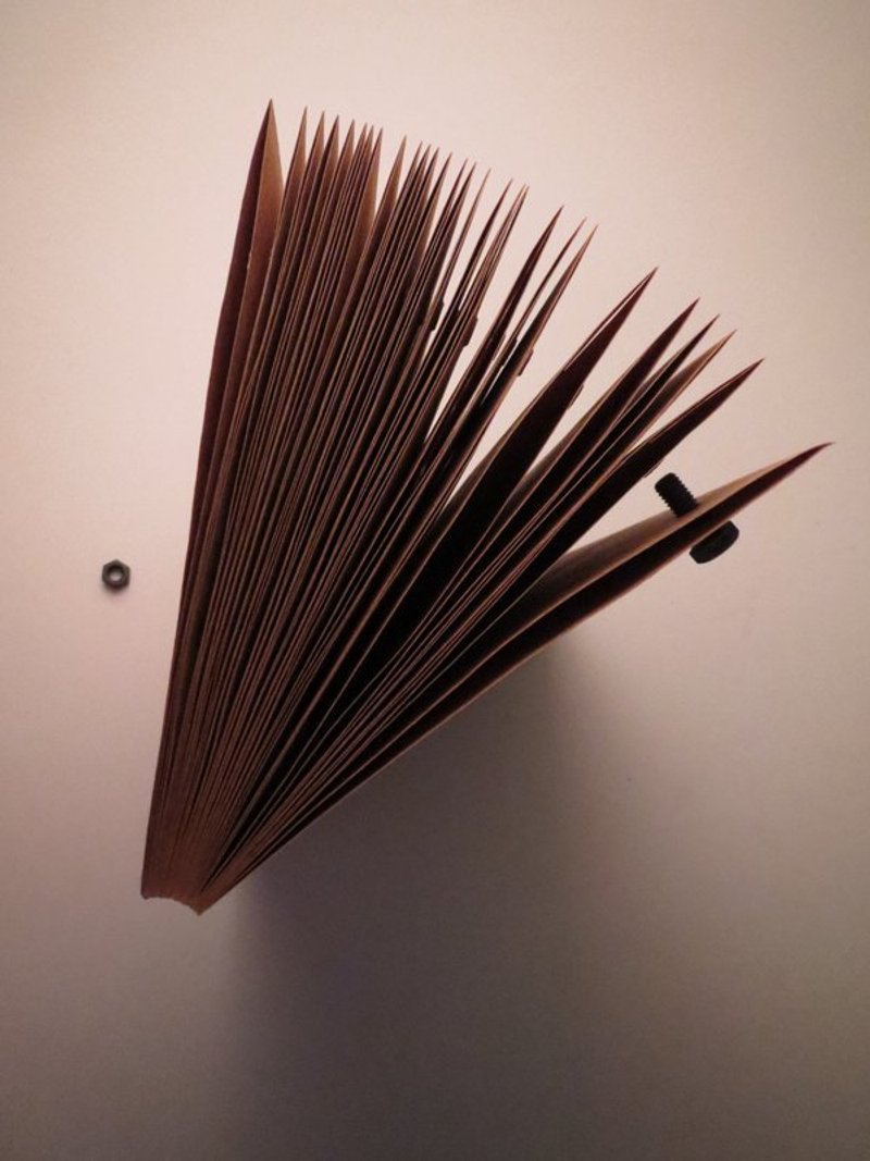 螺丝小册(黑螺丝) - 笔记本/手帐 - 纸 咖啡色