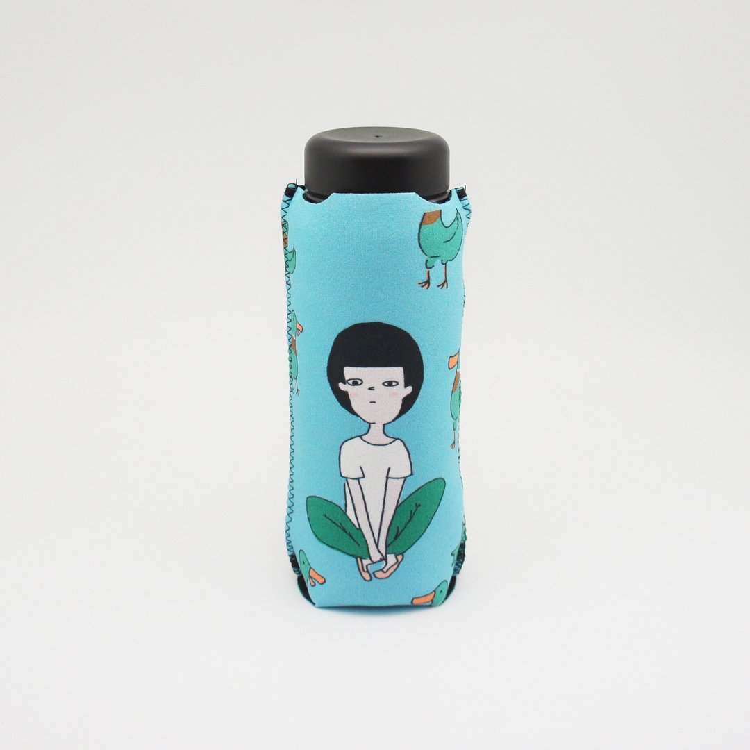 BLR 我的 保温瓶套 一天一怪兽 设计师款 绿雁鸭 MY BOTTLE - 随行杯提袋/水壶袋 - 其他材质 绿色