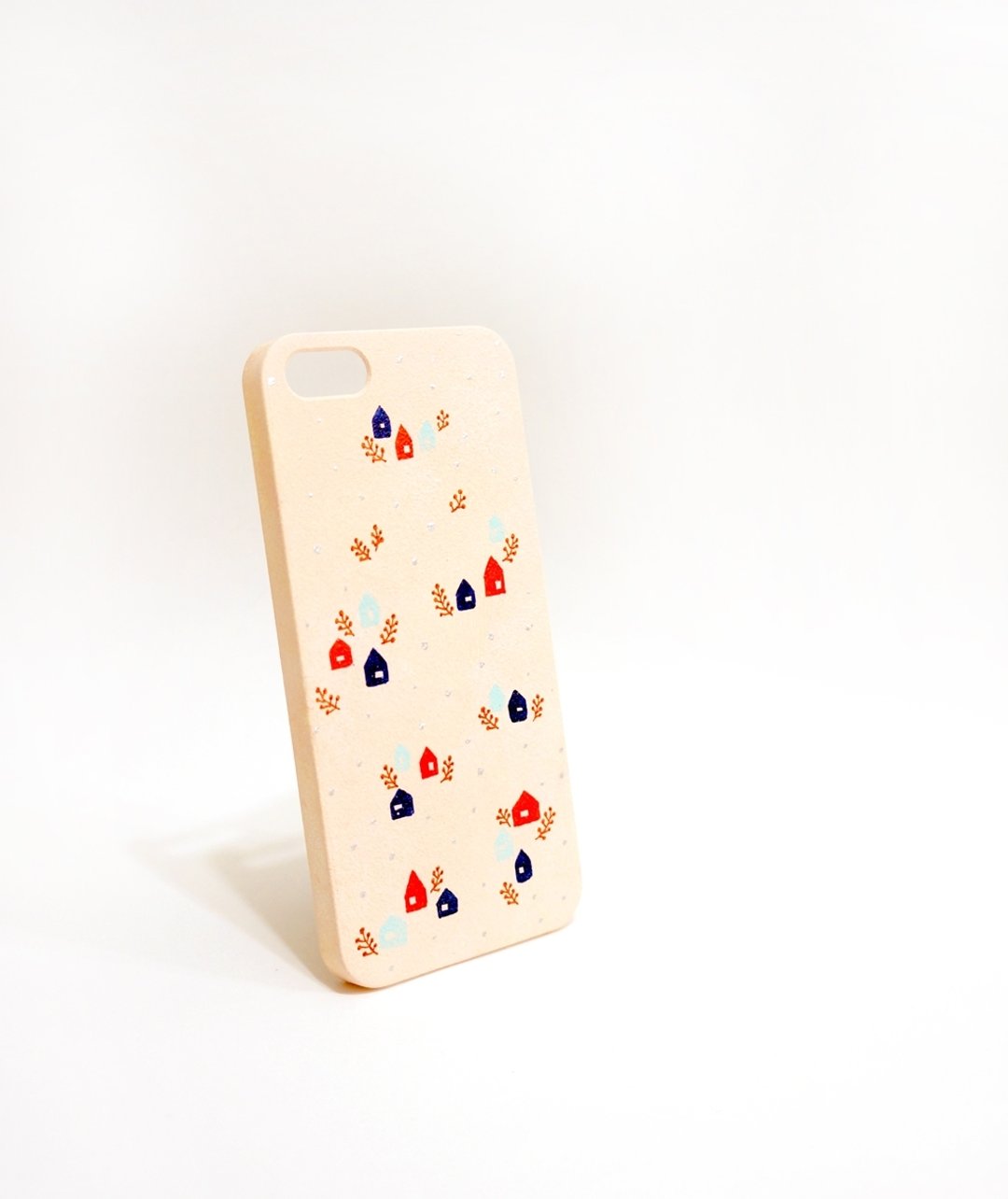 【暖暖的森林小屋】手绘系列 iPhone 手机殻 - 手机壳/手机套 - 塑料 粉红色