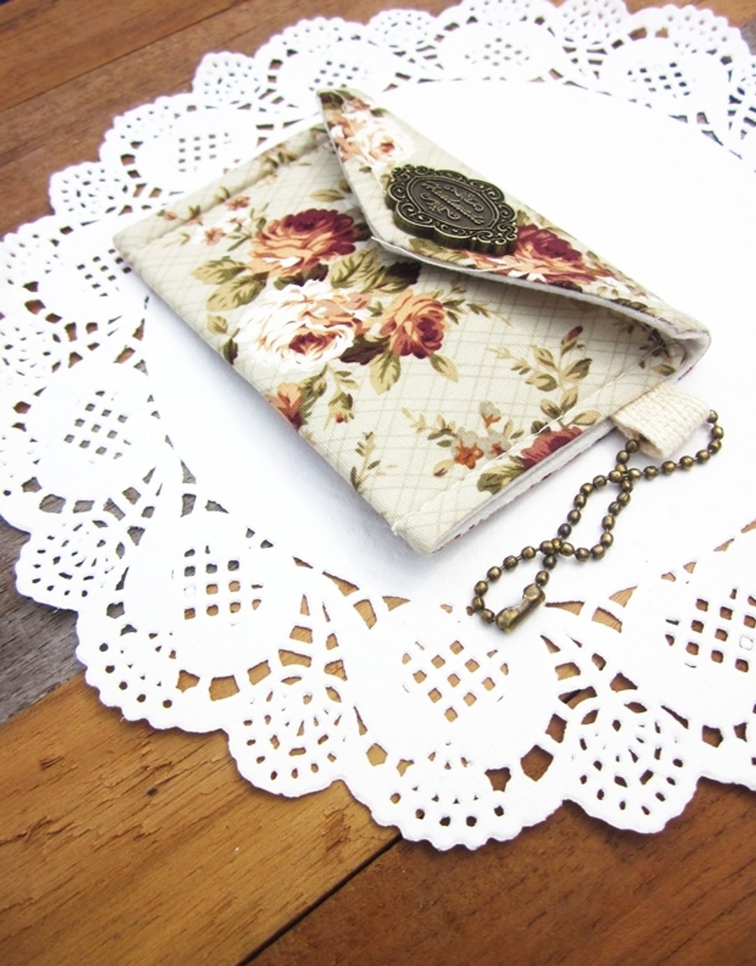 My Daydream Workshop 复古碎花公交卡套身份证套银行卡夹卡套 (绿色) - 文件夹/资料夹 - 其他材质 多色
