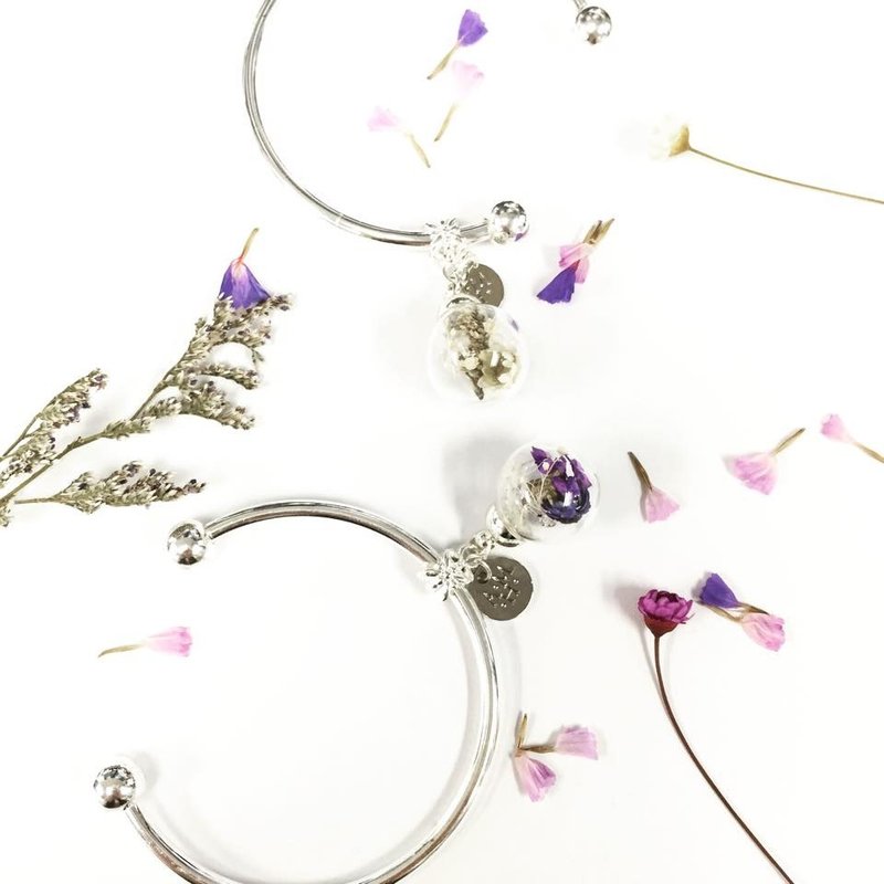 AHM Handmade I 玻璃球紫干花手镯 - 木工/竹艺/纸艺 - 纸 