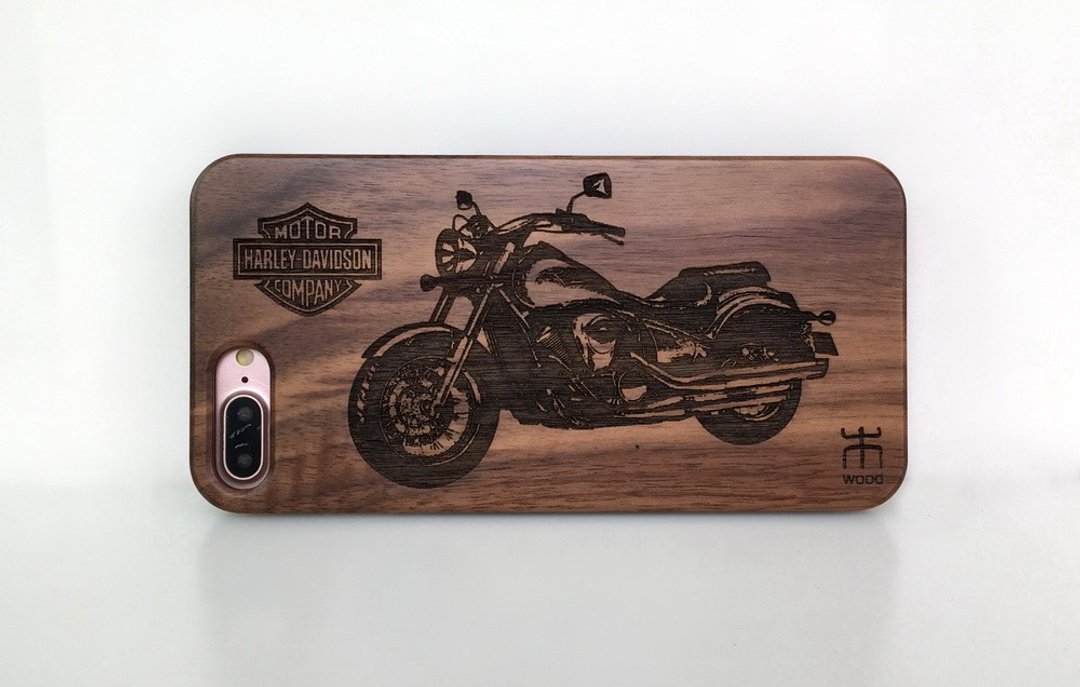 【免費客制】iPhone 17系列手機殼 iPhone木手機殼 實木  機車 - 手机壳/手机套 - 木头 