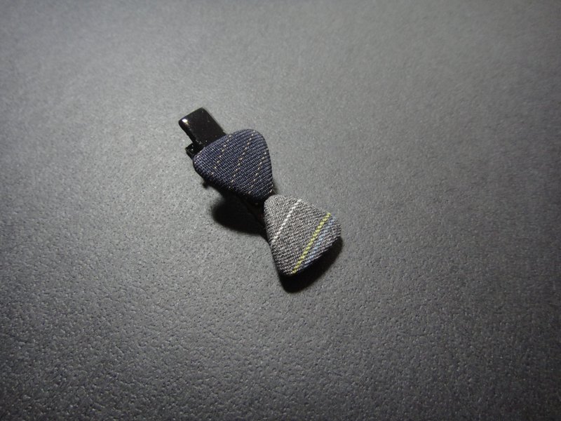 西装外套钮扣鸭嘴短夹 TTAMBZ94Z95 - 发饰 - 棉．麻 蓝色