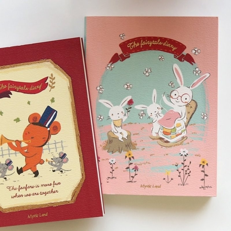 Dessin x Enjoy Everything-快乐童话万年历-兔兔手作趣,E2D50564 - 年历/台历 - 纸 粉红色