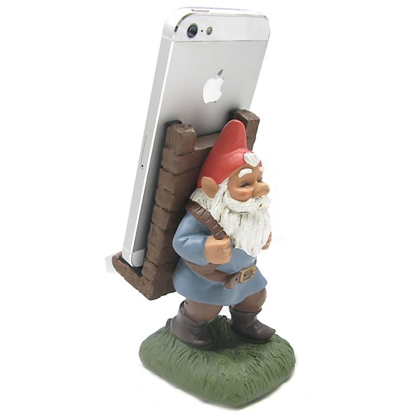 SUSS-日本高质感超可爱桌上型手机架/手机座 (小矮人款)-生日礼物推荐/现货免运 - 手机座/防尘塞 - 其他材质 绿色