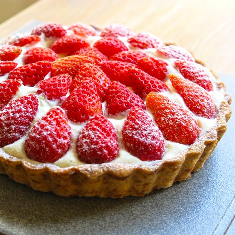 节气限定-“爱吃鱼的狗”草莓缪思甜派 - 咸派/甜派 - 新鲜食材 粉红色