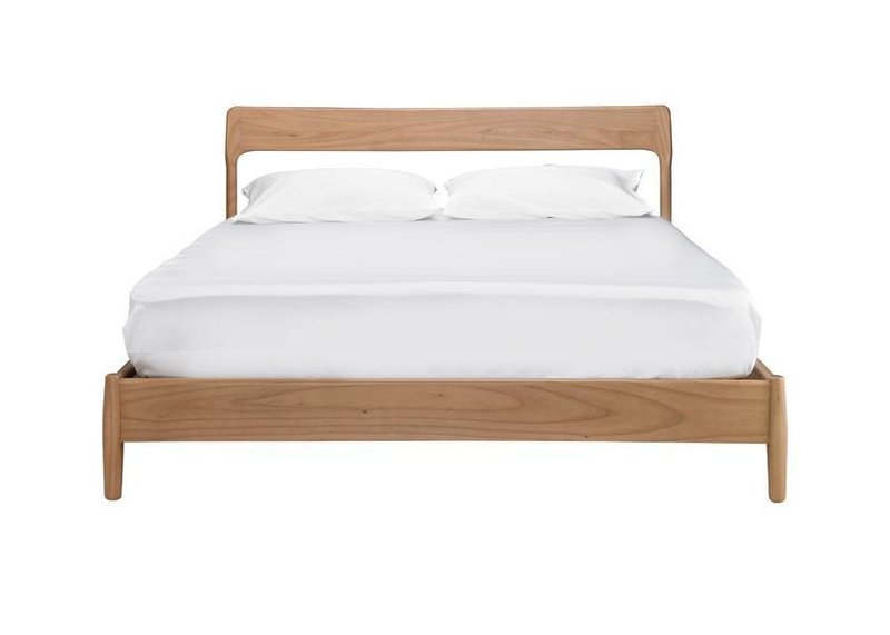 UWOOD 简约双人加大床架【DENMARK丹麦梣木】 - 其他家具 - 木头 金色