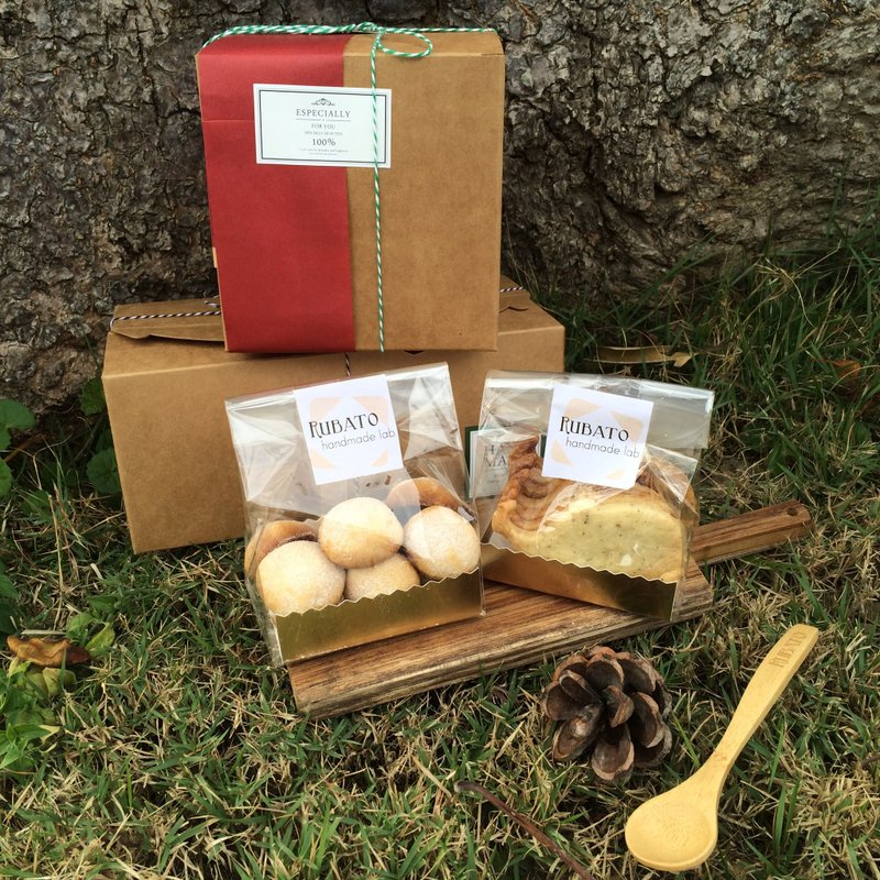 〔送礼做公益〕圣诞佳节饼干小组合 - 手工饼干 - 新鲜食材 金色