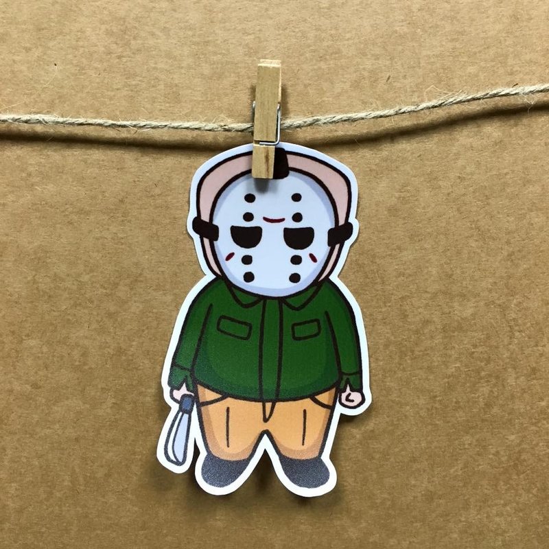 德州尖叫的夺魂羔羊们中型防水贴纸 SM0013 - 贴纸 - 防水材质 多色