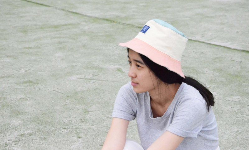 ::浏海树:: 夏季粉嫩渔夫帽＿粉橘米白粉绿 - 帽子 - 其他材质 粉红色